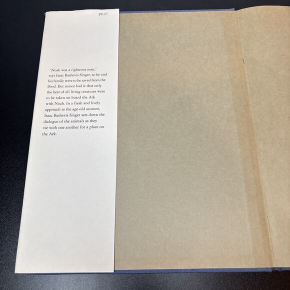 Why Noah Chose The Dove Isaac Bashevis Singer Eric Carle 1974 1st Printing - Picture 3 of 11